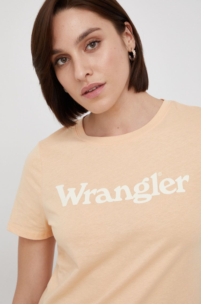 Wrangler Βαμβακερό μπλουζάκι - Pepit.gr