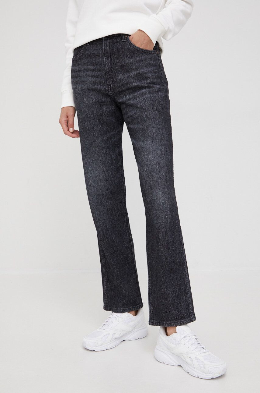 Wrangler Τζιν παντελονι Mom Straight Granite - Pepit.gr