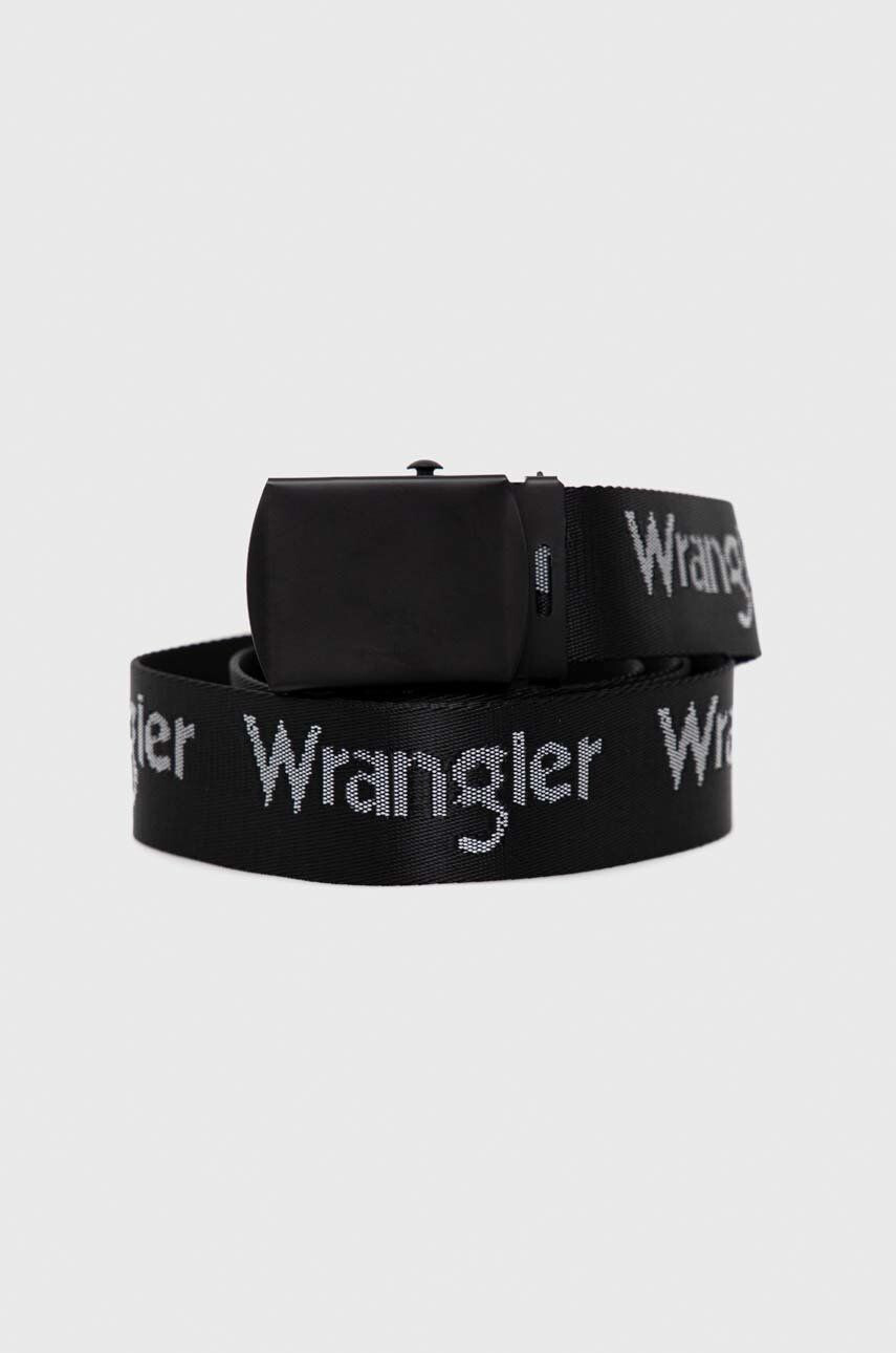 Wrangler Ζώνη χρώμα: μαύρο - Pepit.gr