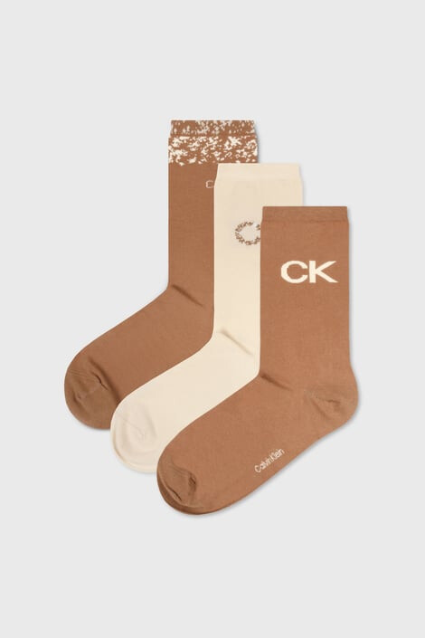 Calvin Klein 3 PACK γυναικείες κάλτσες Slider - Pepit.gr