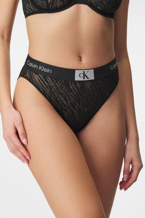 Calvin Klein Κλασικό σλιπ Animal Lace ψηλόμεσο - Pepit.gr