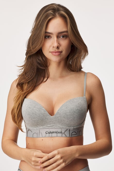 Calvin Klein Σουτιέν Embosed Icon Push-Up Bralette - Pepit.gr