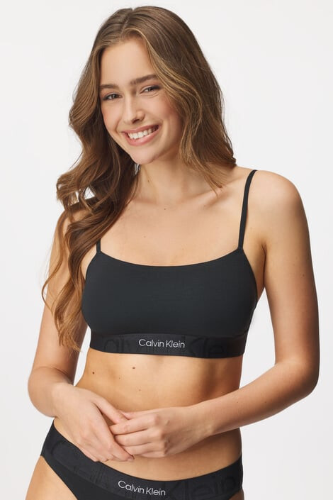 Calvin Klein Σουτιέν Embossed Icon Bralette - Pepit.gr