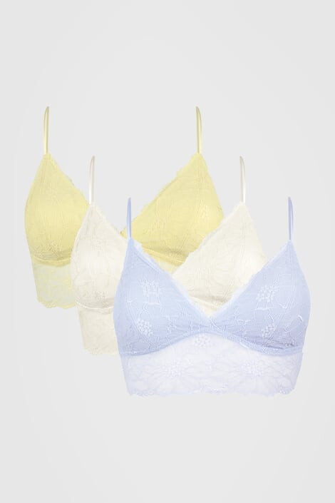 Dorina 3 PACK bralette σουτιέν Leah - Pepit.gr