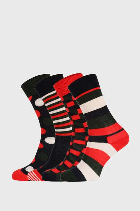 Happy Socks 4 PACK κάλτσες Holiday - Pepit.gr