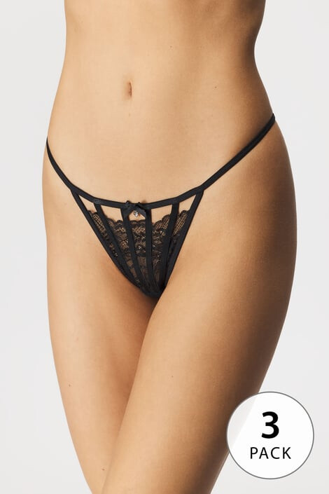 Hunkemöller 3PACK Στρινγκ Amber - Pepit.gr