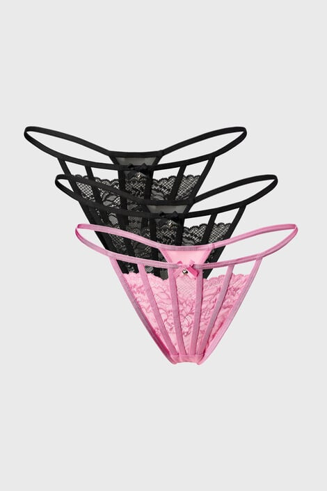 Hunkemöller 3PACK Στρινγκ Iris - Pepit.gr