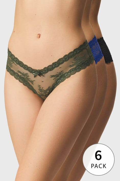 Hunkemöller 6PACK Brazil σλιπ Nellie - Pepit.gr