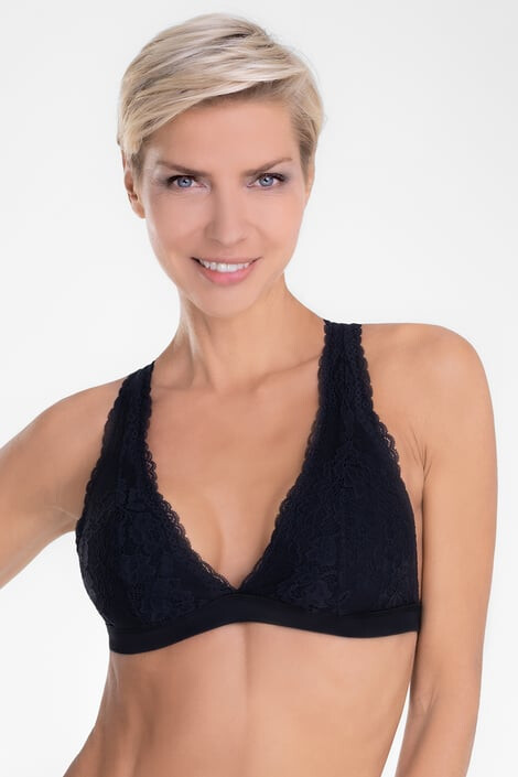 Hunkemöller Σουτιέν Alexis Black Bralette - Pepit.gr