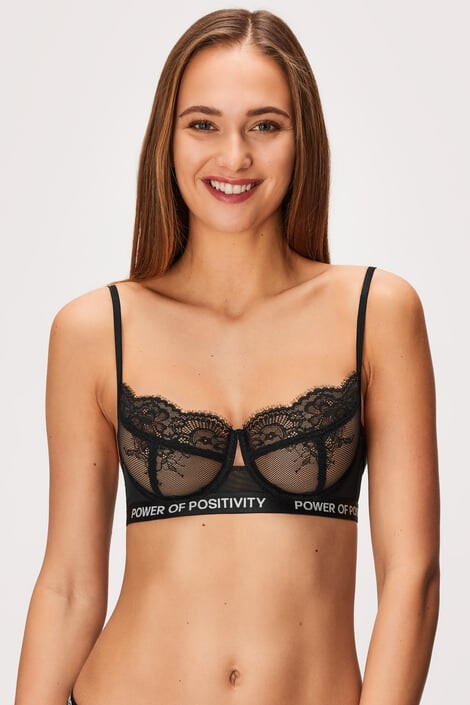 Hunkemöller Σουτιέν Honey Black χωρίς ενίσχυση - Pepit.gr