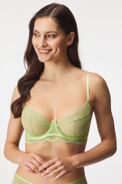 Hunkemöller Σουτιέν Isabelle Light Green II - Pepit.gr