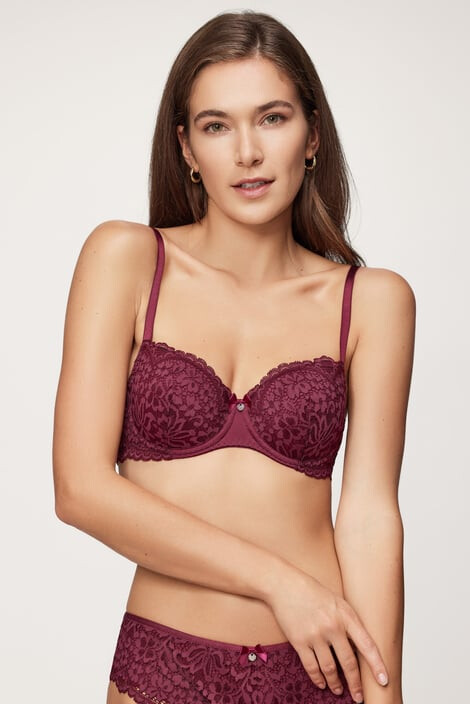 Hunkemöller Σουτιέν Rose Wine ενισχυμένο - Pepit.gr