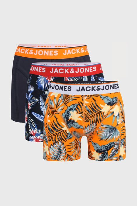 Jack & Jones 3PACK μποξεράκι JACK AND JONES Tropical flowers - Pepit.gr