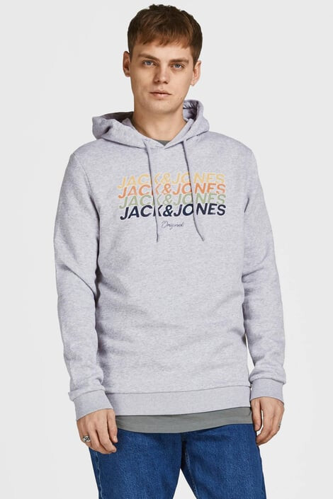 Jack & Jones Γκρι φούτερ JACK AND JONES Brady - Pepit.gr