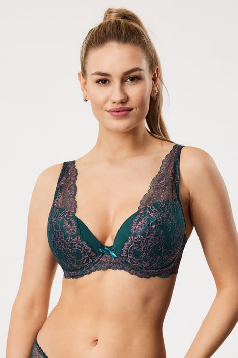 LAUMA lingerie Σουτιέν Wood Flower ενισχυμένο με αφαιρούμενα μαξιλαράκια - Pepit.gr