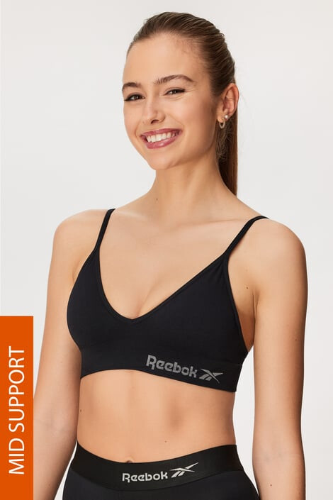 Reebok Αθλητικό σουτιέν Justine μαύρο - Pepit.gr