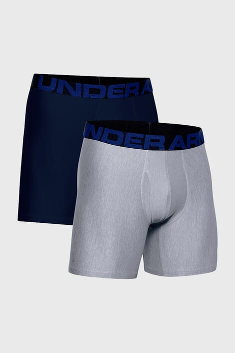 Under Armour 2 PACK μπλε και γκρι μποξεράκια Tech - Pepit.gr