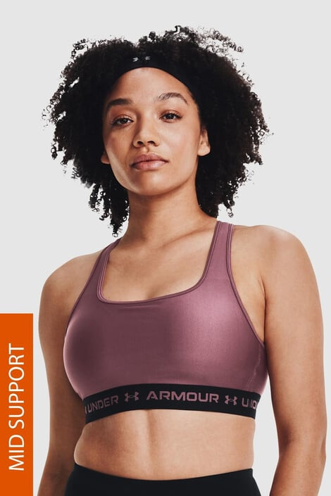 Under Armour Αθλητικό σουτιέν Crossback λιλά - Pepit.gr