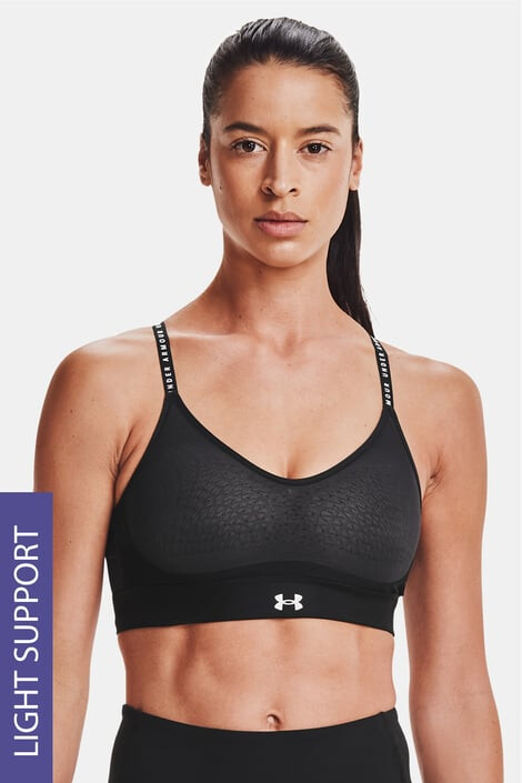 Under Armour Μαύρο αθλητικό σουτιέν Infinity Low - Pepit.gr