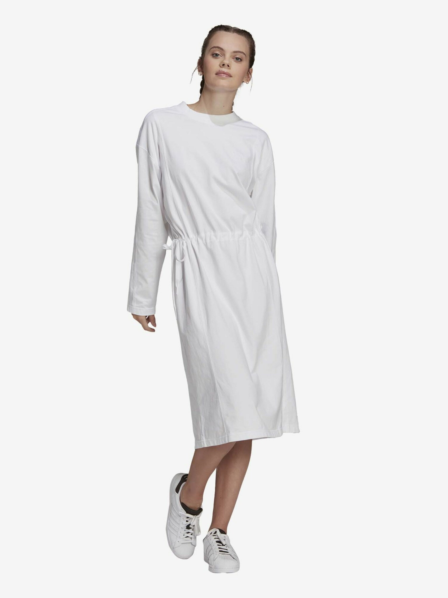 adidas Originals Dresses White - Pepit.gr