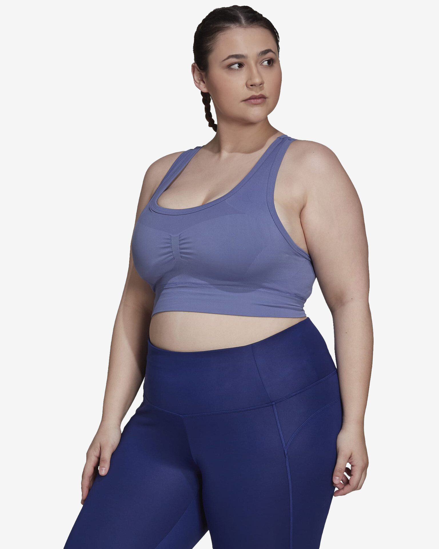 adidas Performance Studio Bra Blue - Pepit.gr