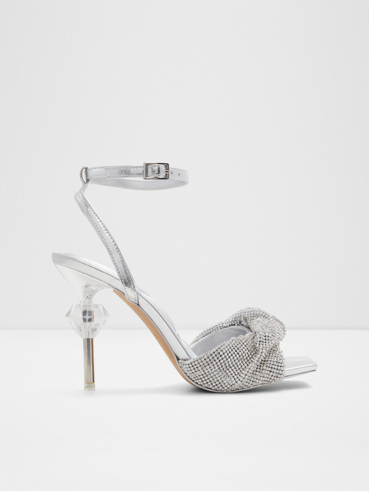 Aldo Diya Sandals Silver - Pepit.gr