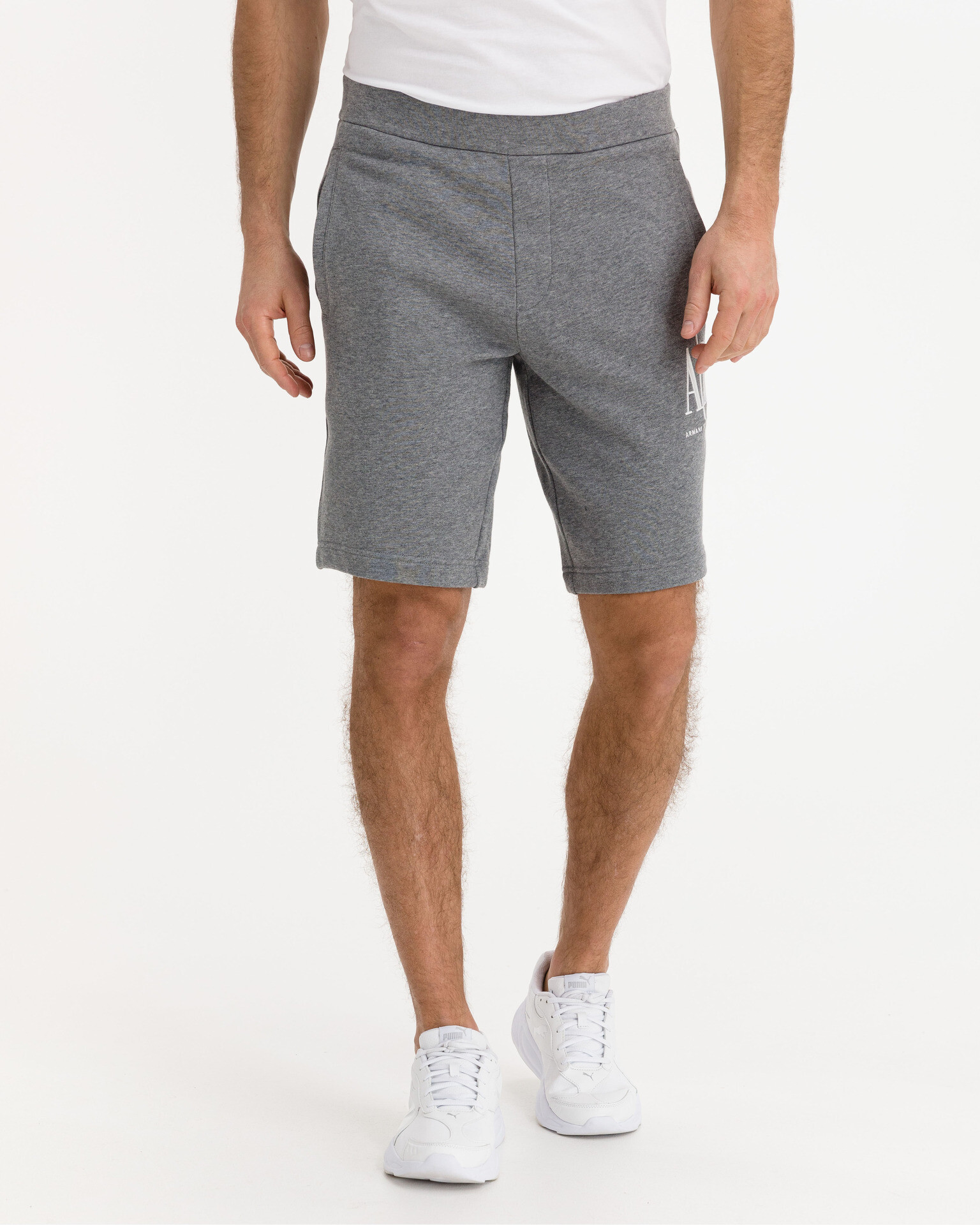 Armani Exchange Short pants Grey - Pepit.gr