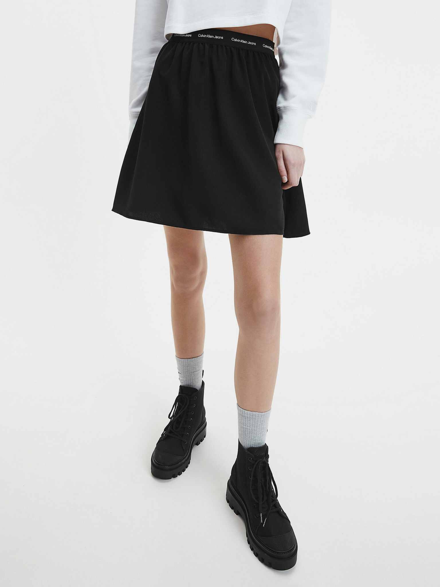 Calvin Klein Jeans Skirt Black - Pepit.gr