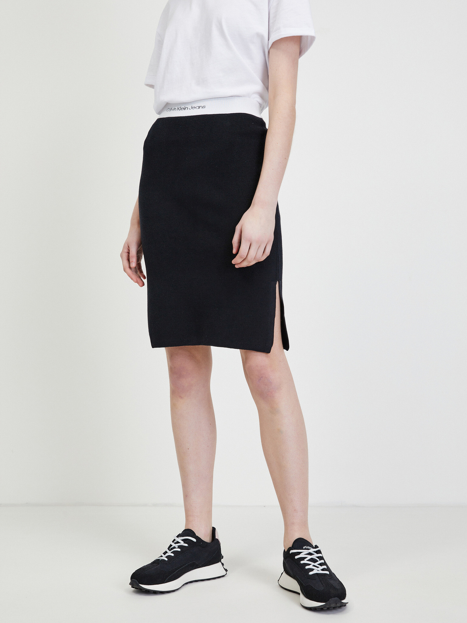 Calvin Klein Jeans Skirt Black - Pepit.gr