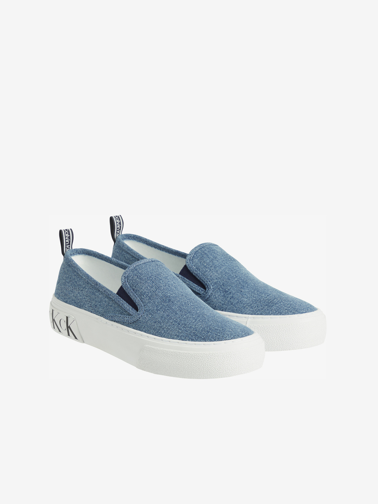 Calvin Klein Jeans Slip On Blue - Pepit.gr