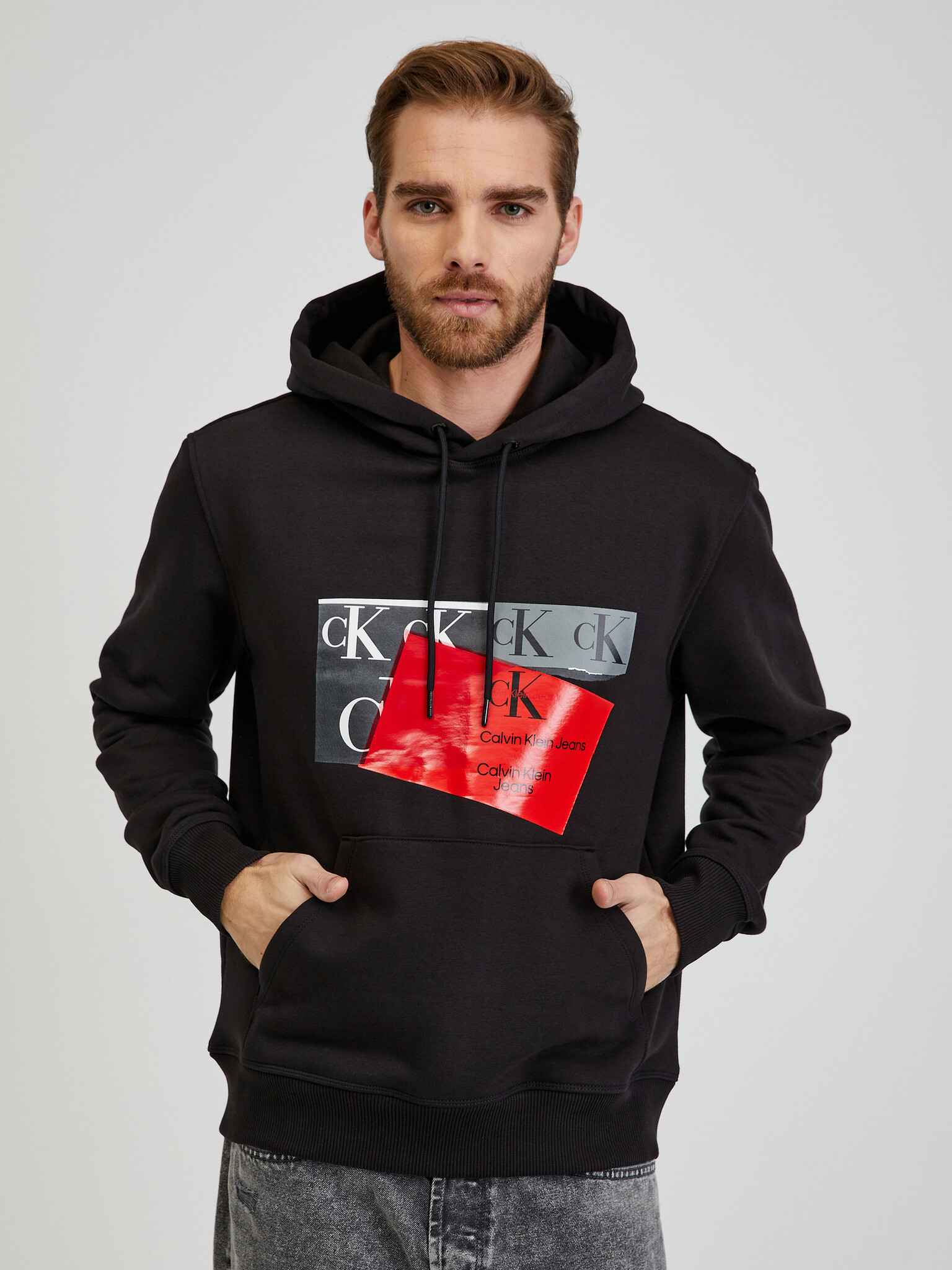 Calvin Klein Jeans Sweatshirt Black - Pepit.gr