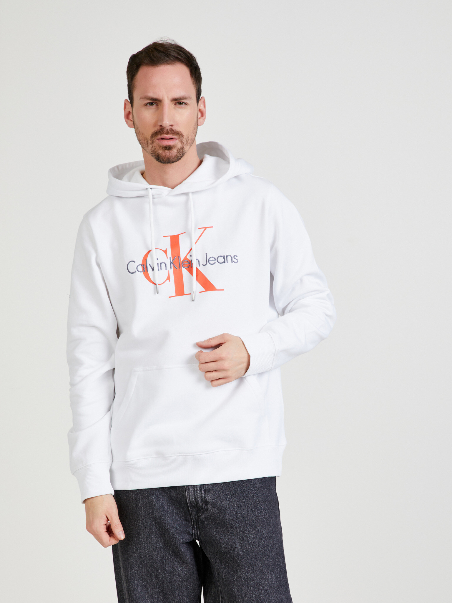 Calvin Klein Jeans Sweatshirt White - Pepit.gr