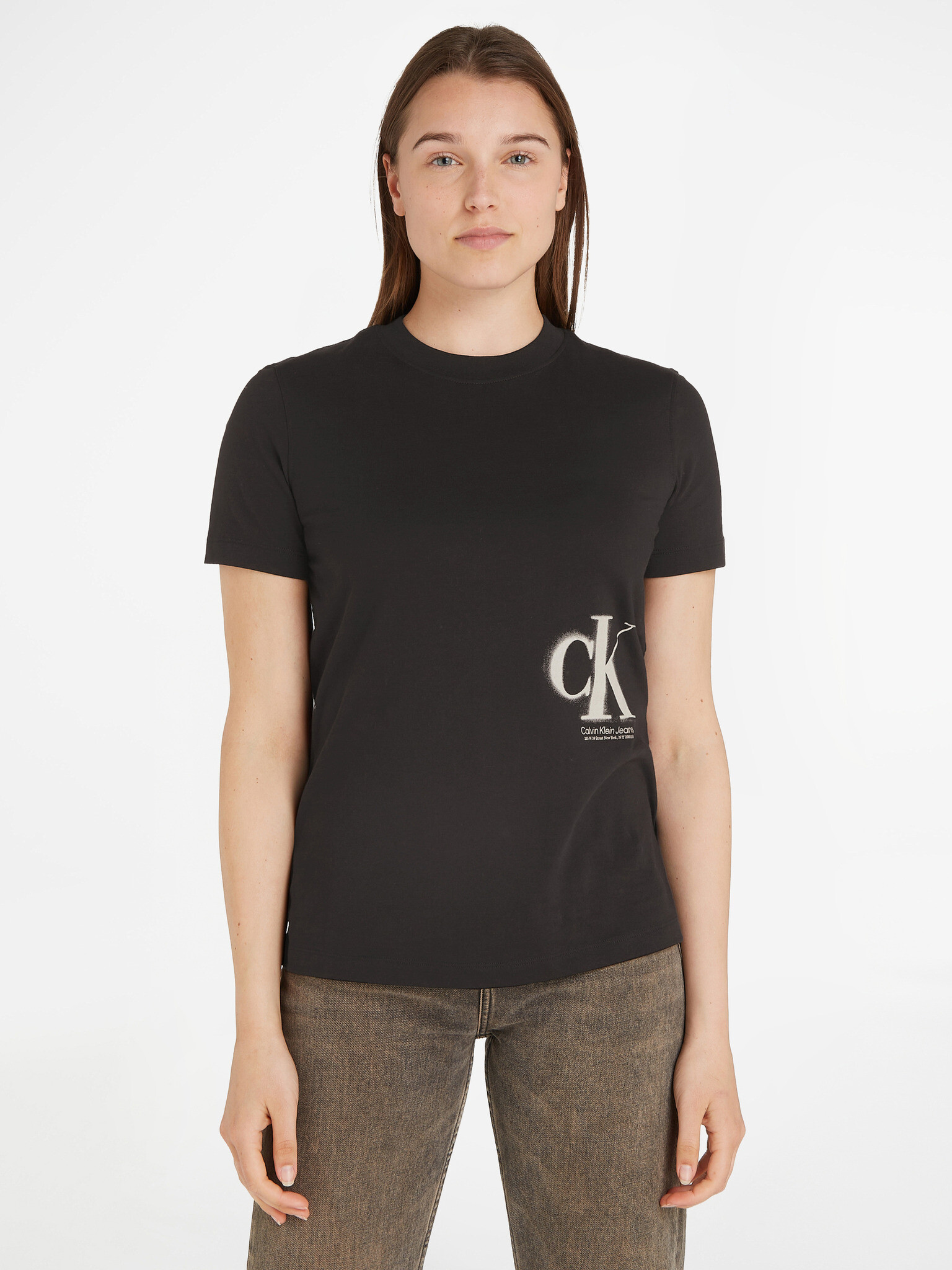 Calvin Klein Jeans T-shirt Black - Pepit.gr