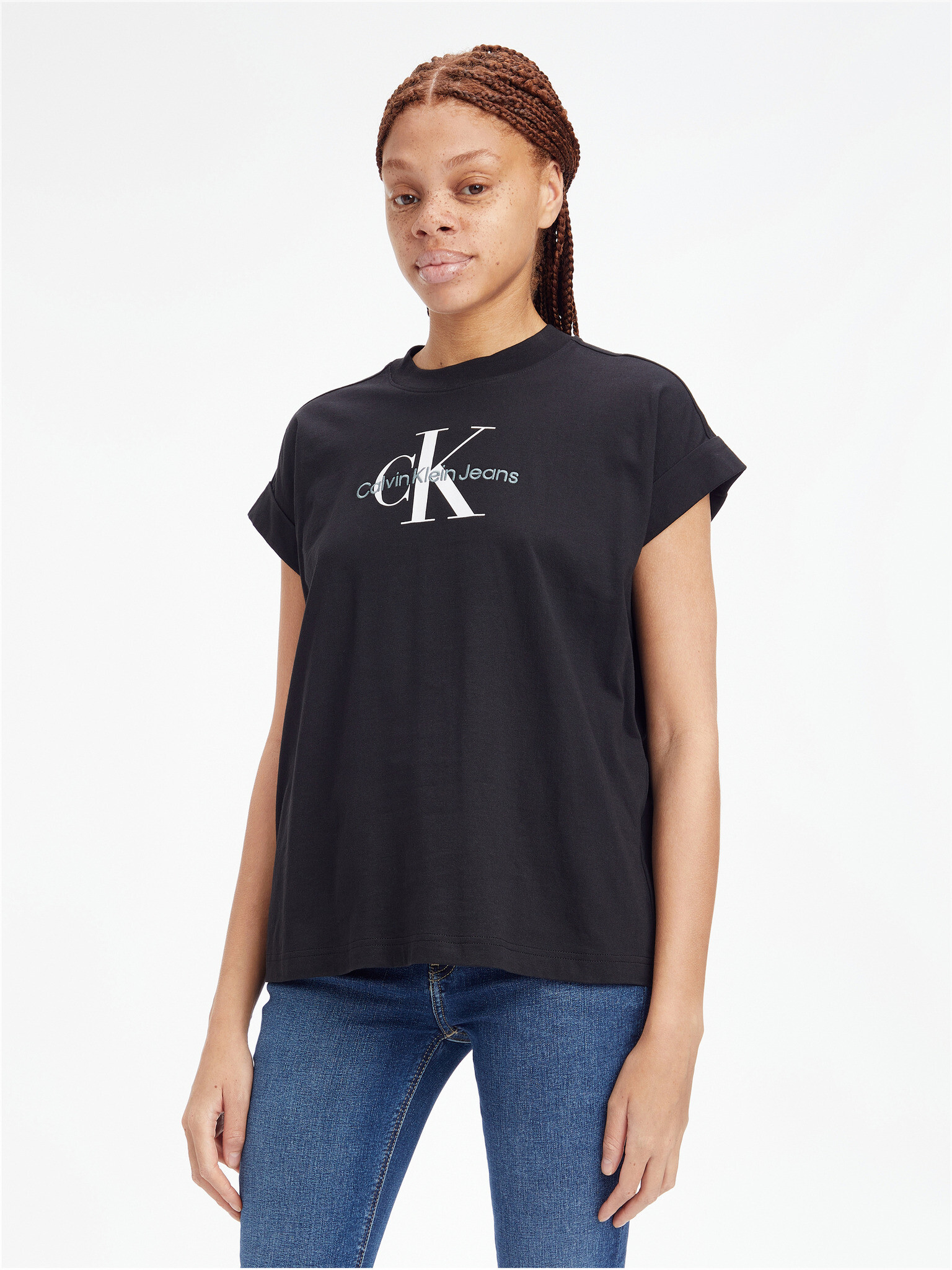 Calvin Klein Jeans T-shirt Black - Pepit.gr