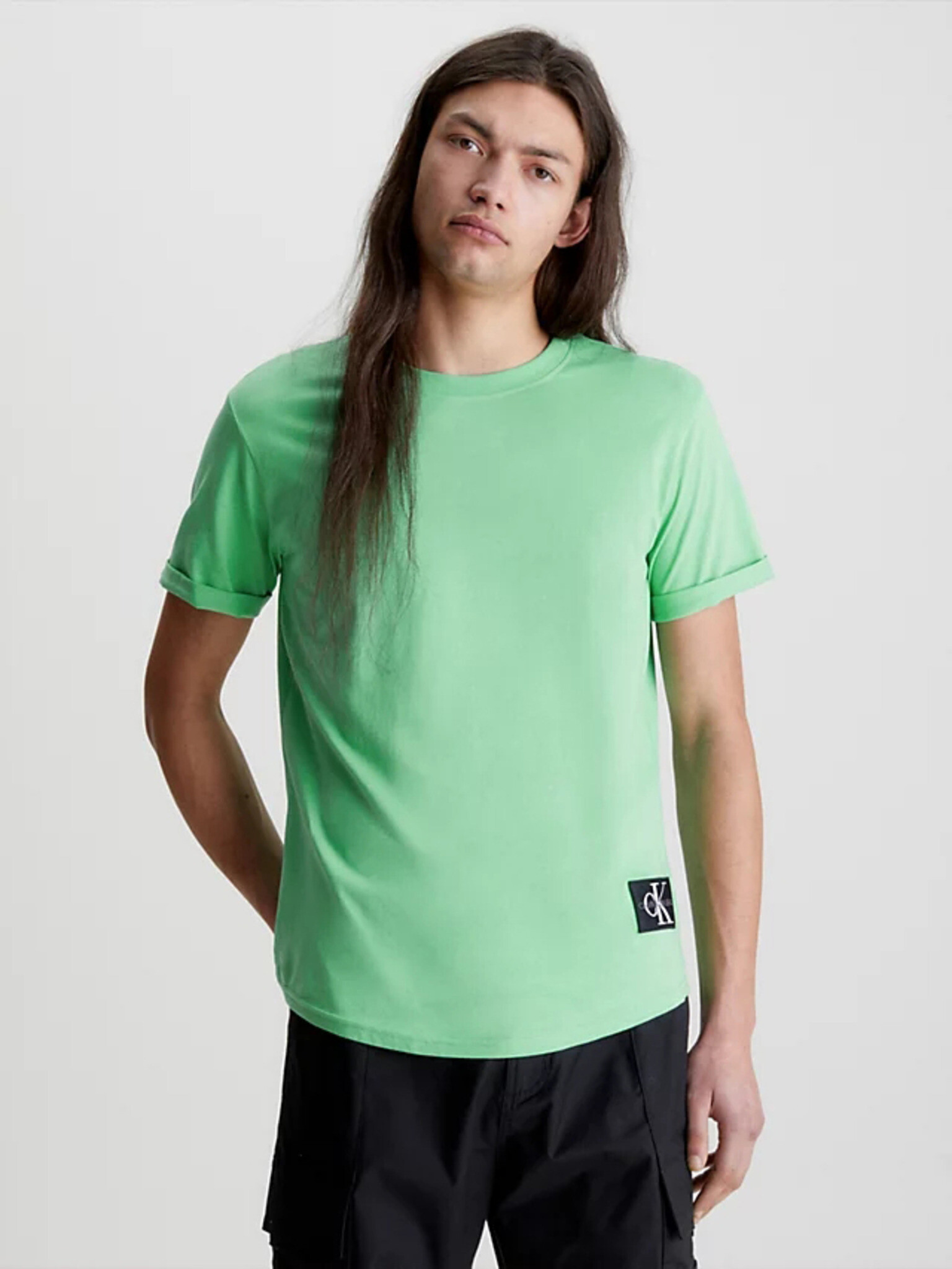 Calvin Klein Jeans T-shirt Green - Pepit.gr