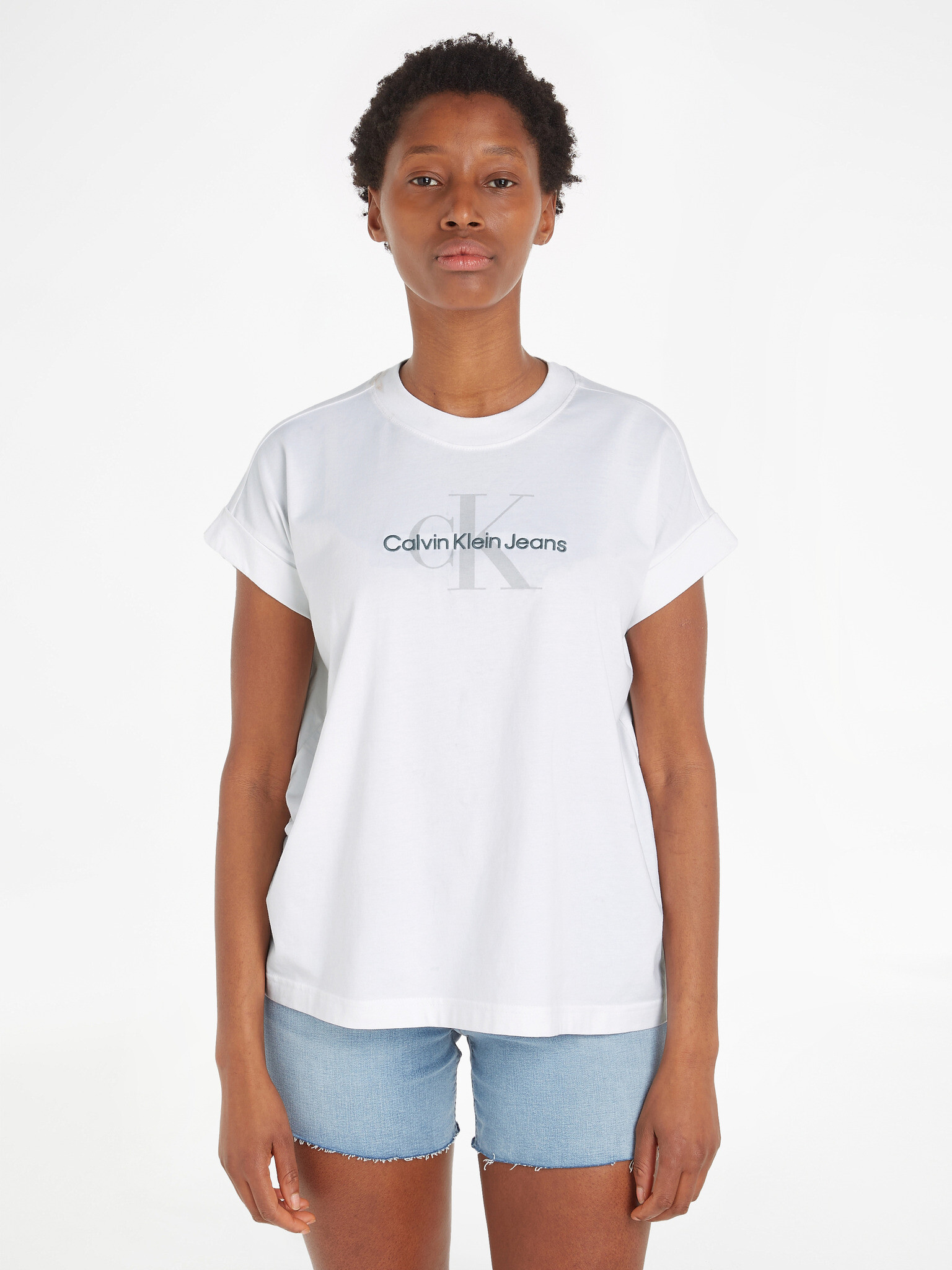 Calvin Klein Jeans T-shirt White - Pepit.gr