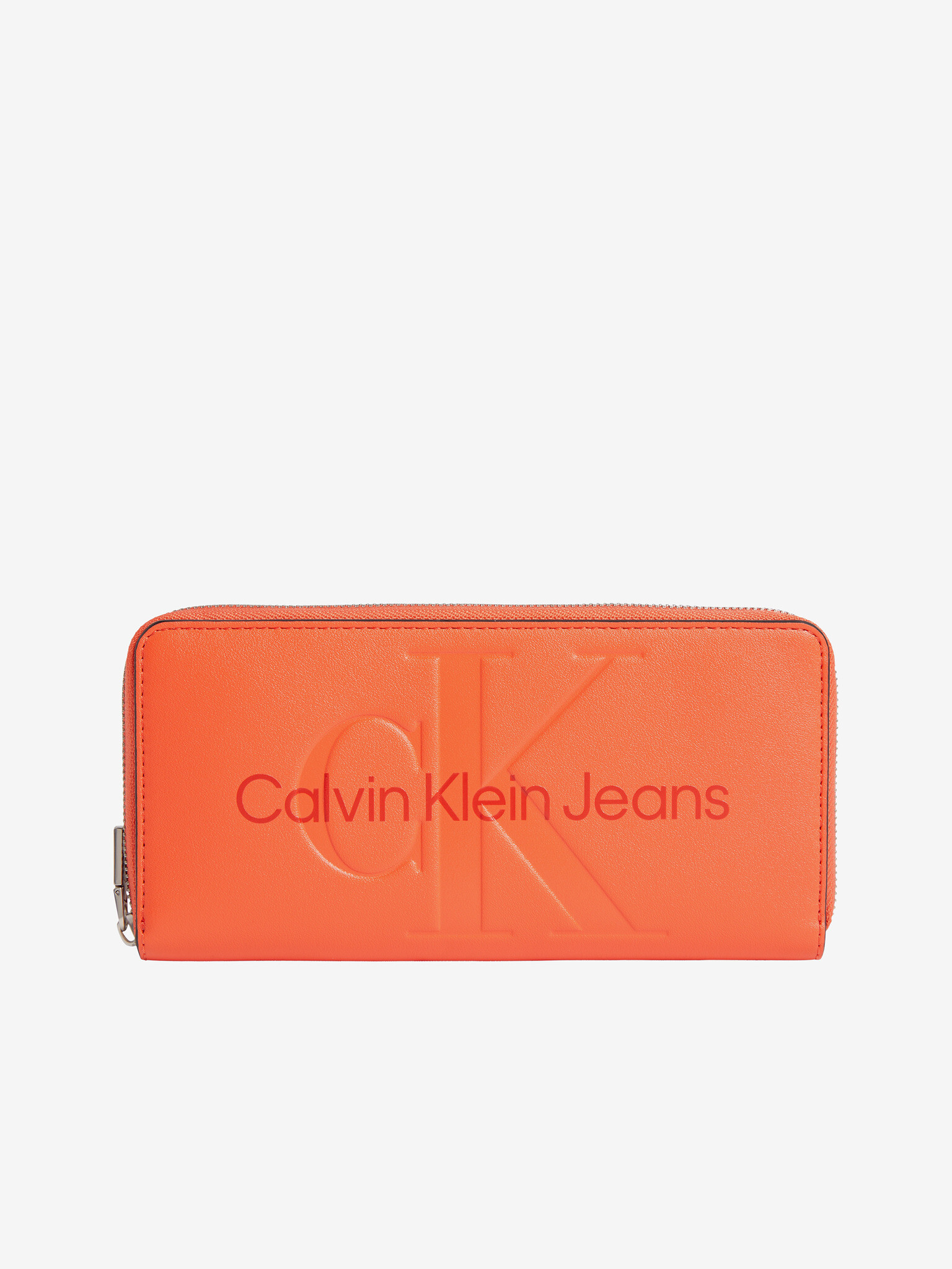 Calvin Klein Jeans Wallet Orange - Pepit.gr