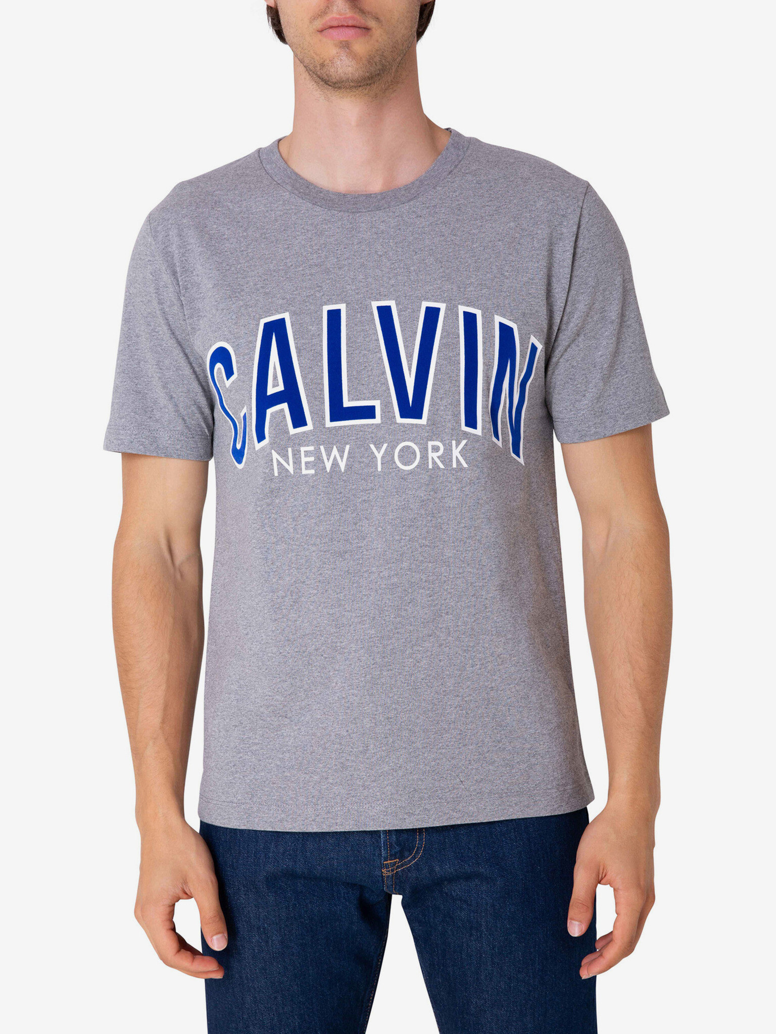 Calvin Klein T-shirt Grey - Pepit.gr