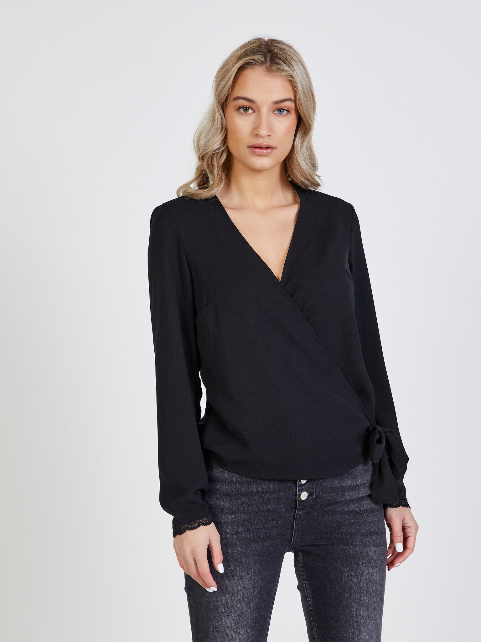 CAMAIEU Blouse Black - Pepit.gr