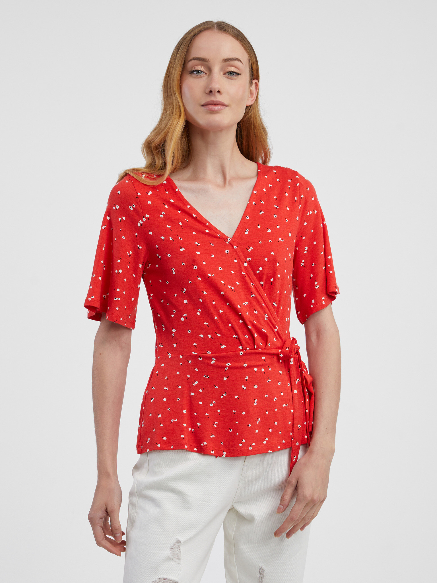 CAMAIEU Blouse Red - Pepit.gr