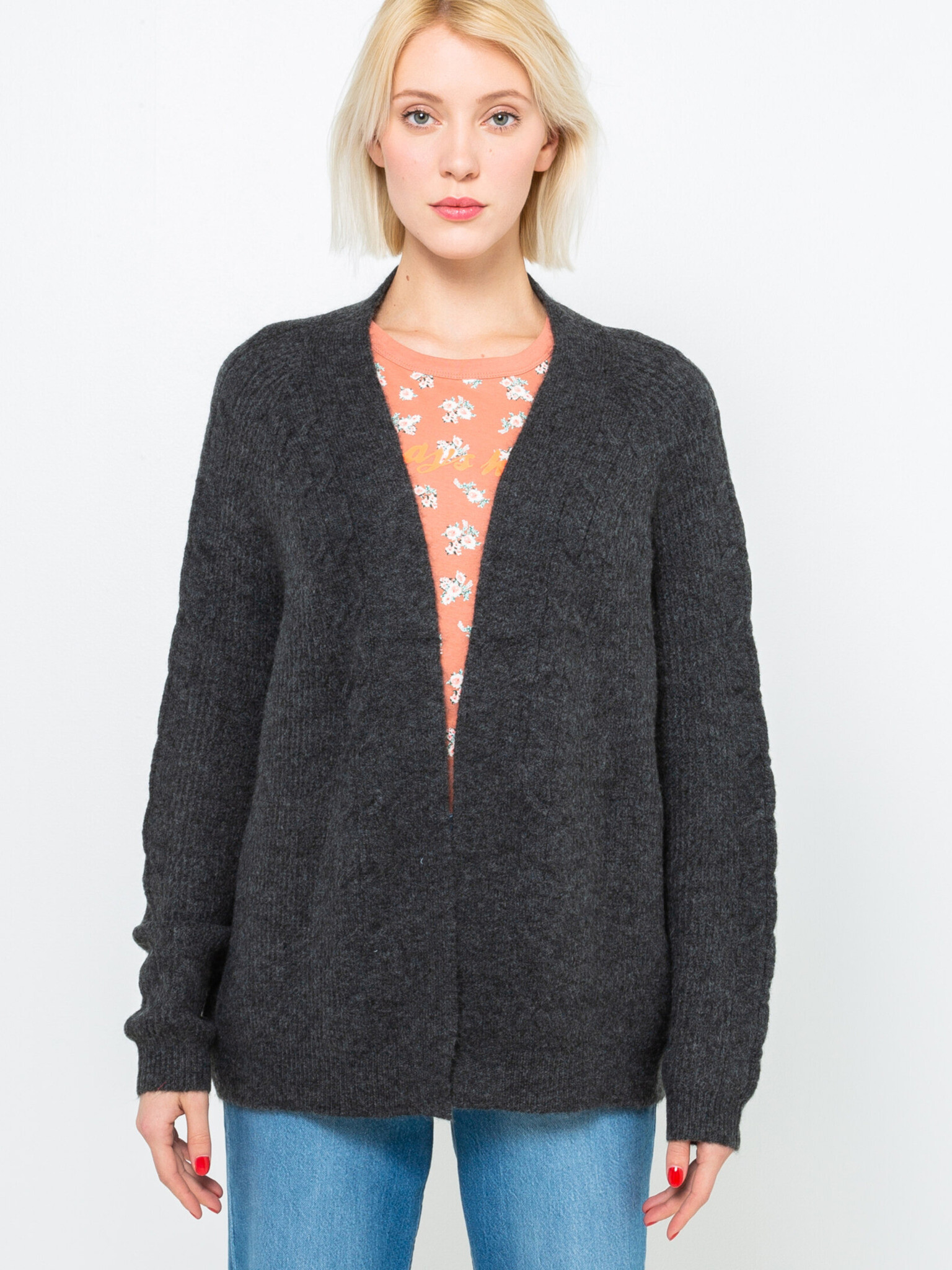 CAMAIEU Cardigan Grey - Pepit.gr