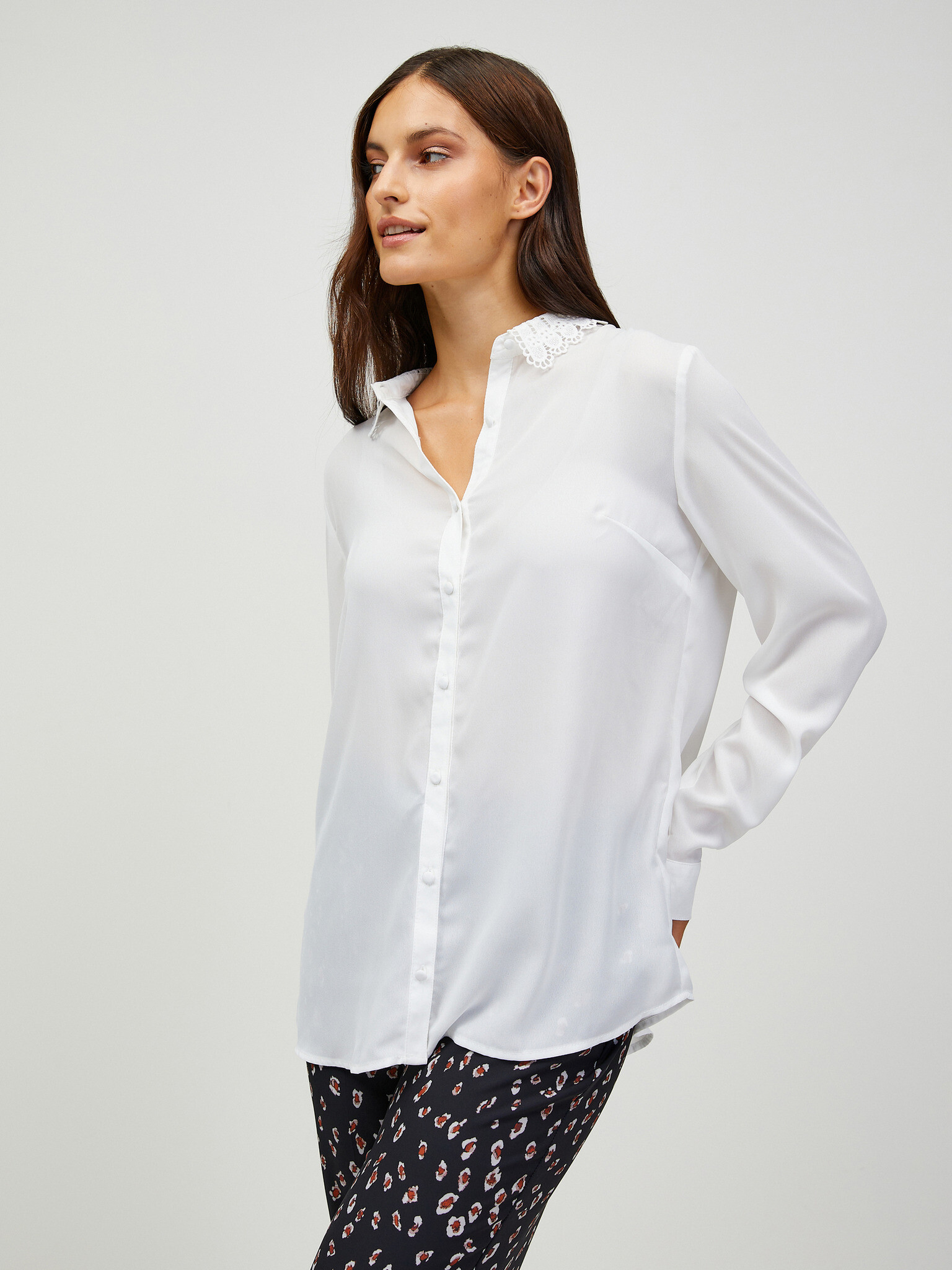 CAMAIEU Shirt White - Pepit.gr