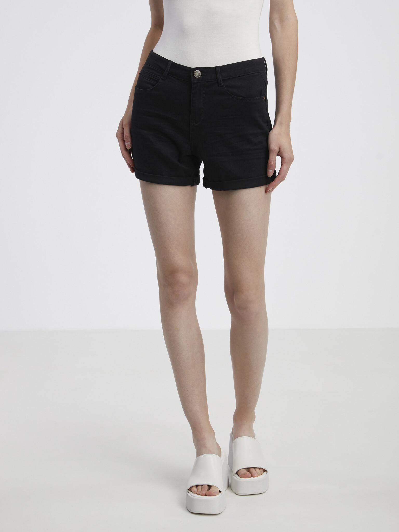 CAMAIEU Shorts Black - Pepit.gr