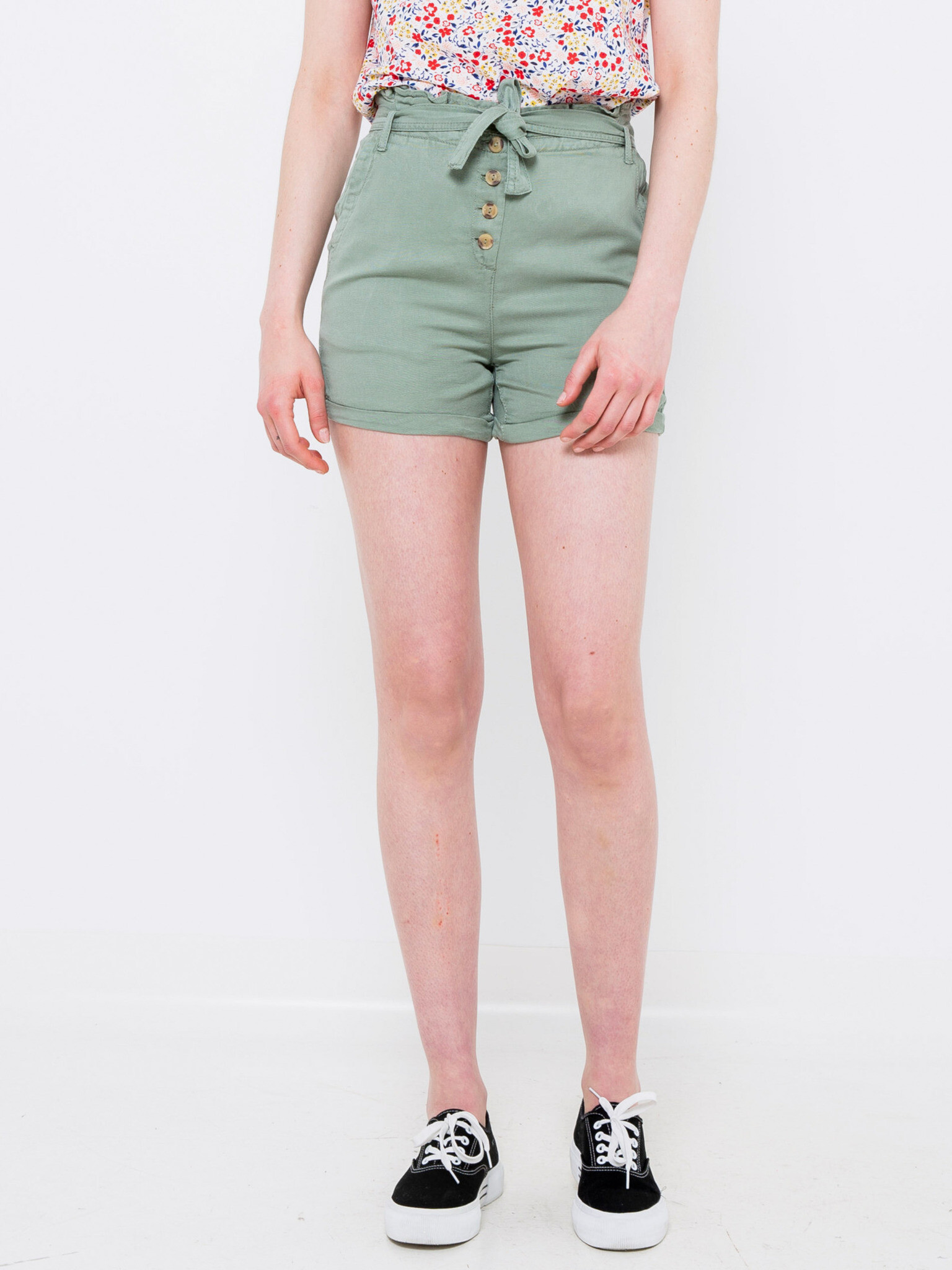 CAMAIEU Shorts Green - Pepit.gr