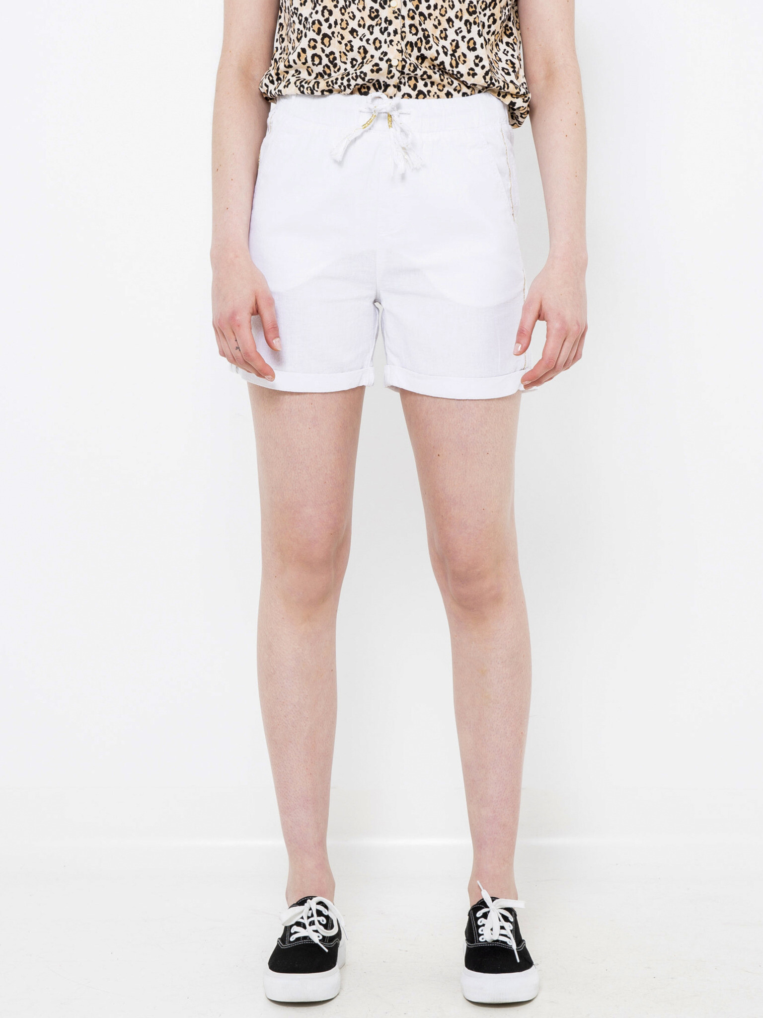 CAMAIEU Shorts White - Pepit.gr