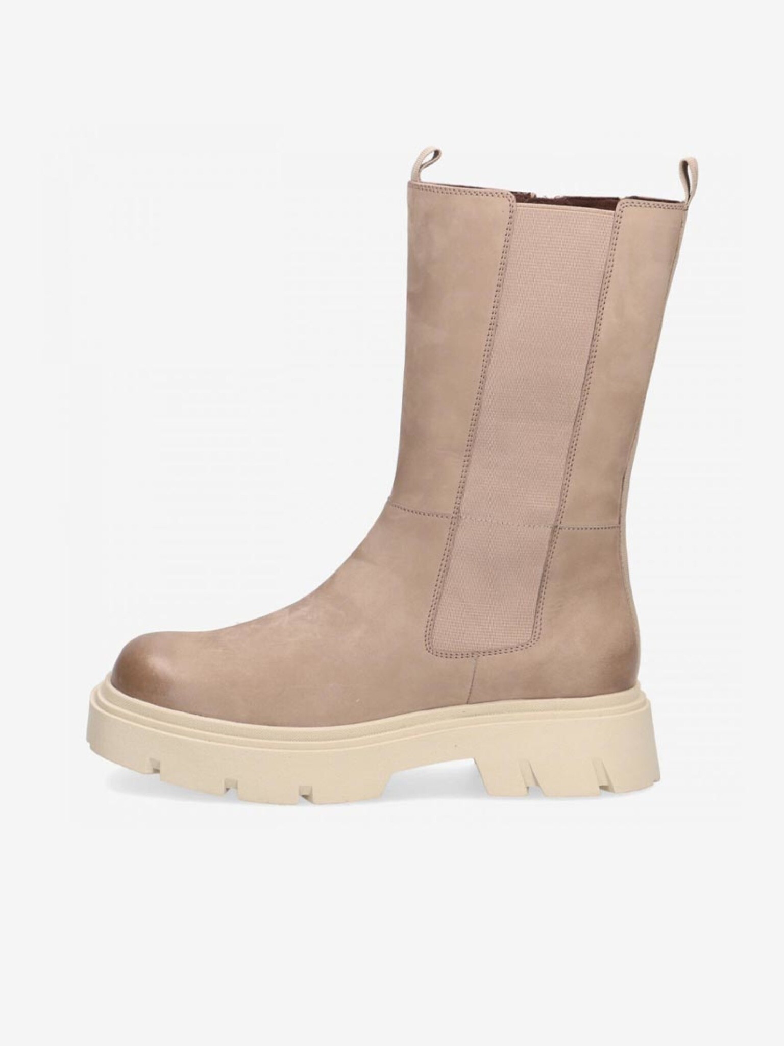 Caprice Tall boots Beige - Pepit.gr