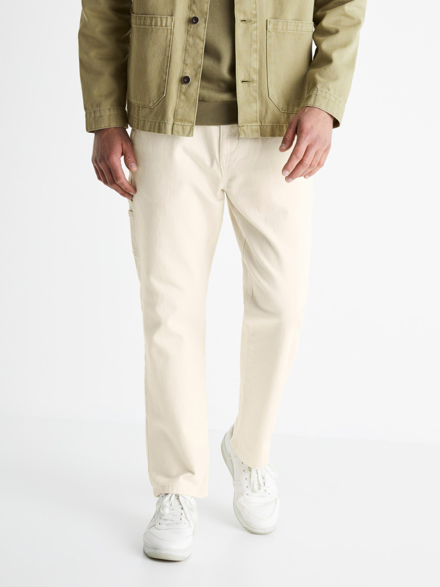 Celio Bocarp Trousers Beige - Pepit.gr