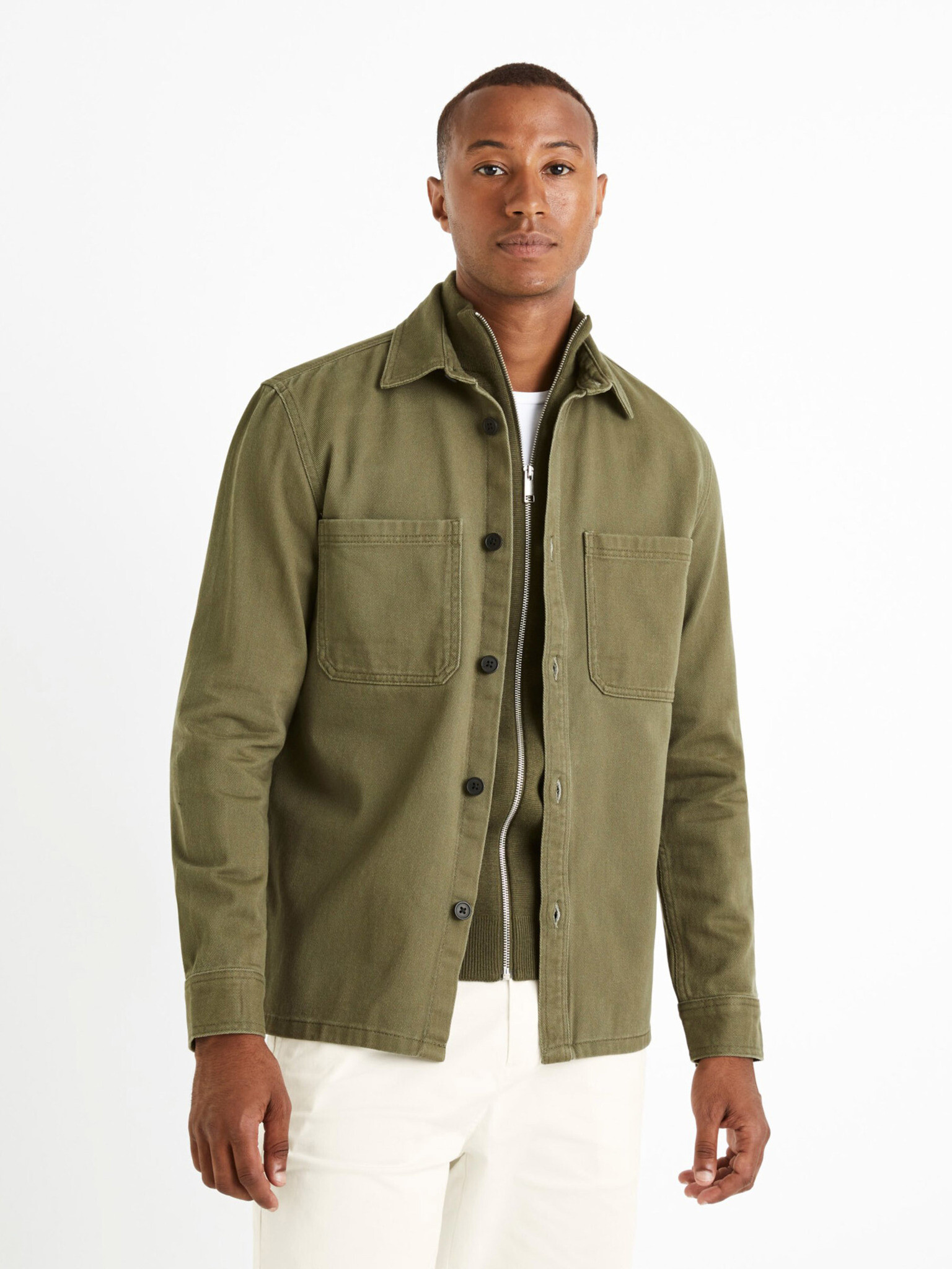 Celio Camone Shirt Green - Pepit.gr