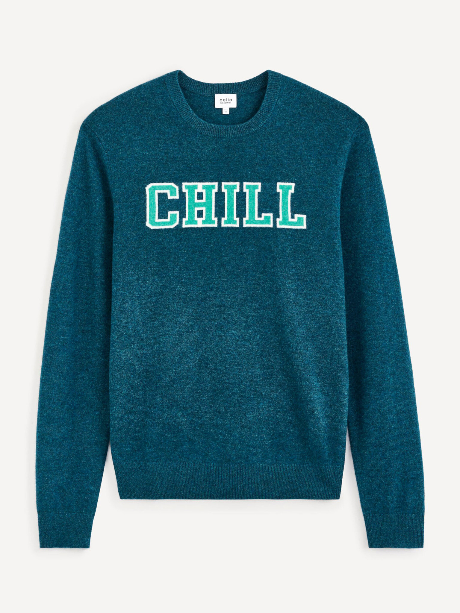 Celio Cenormal Sweater Blue - Pepit.gr