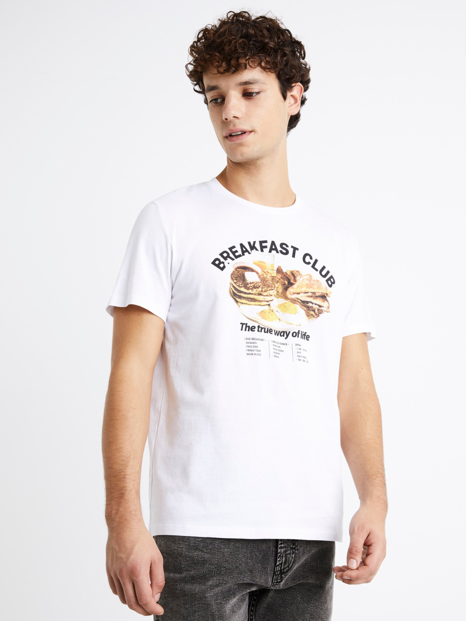 Celio Debreaki T-shirt White - Pepit.gr